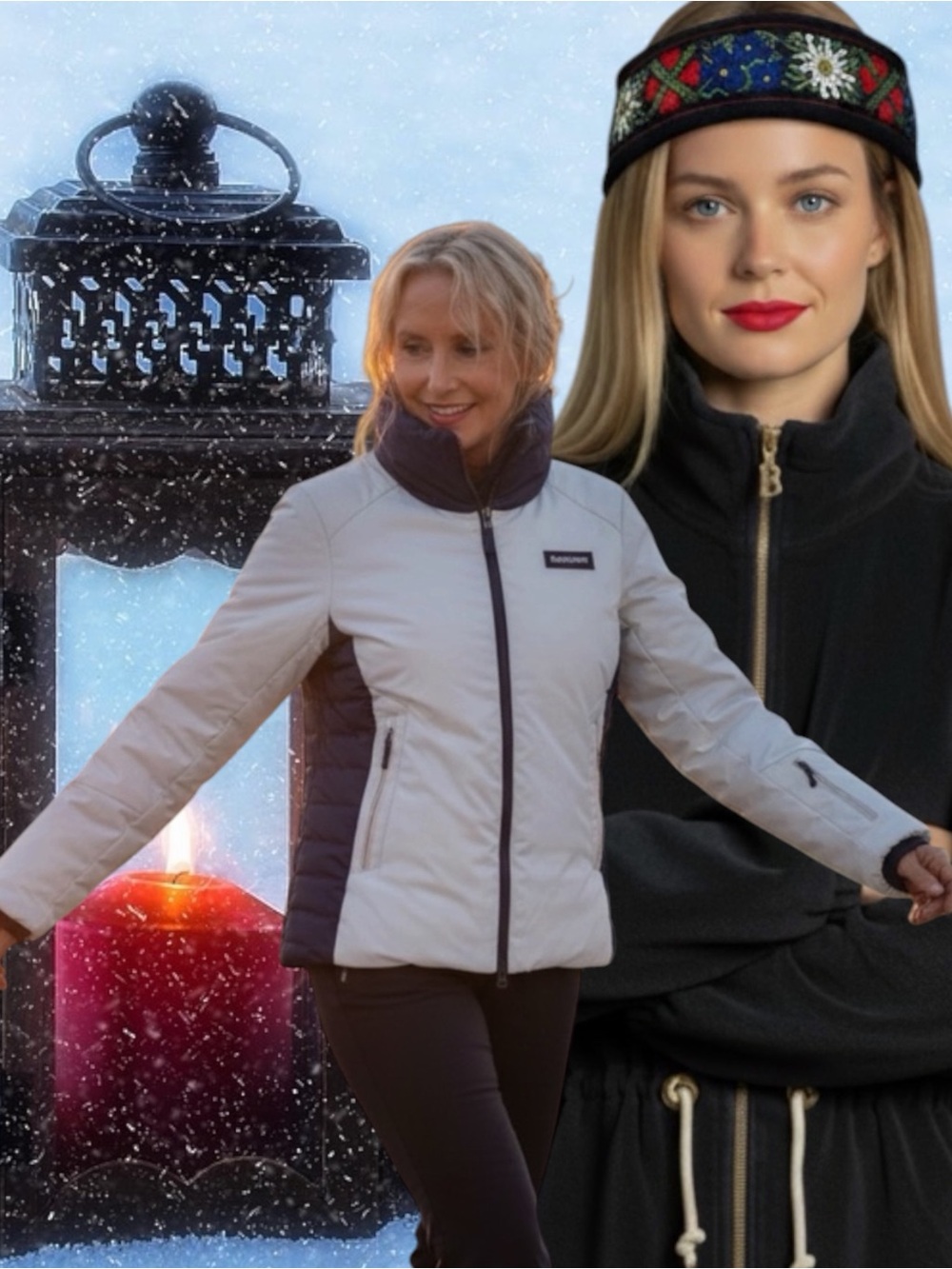 Bogner Fire & Ice White and Navy Ski Jacket